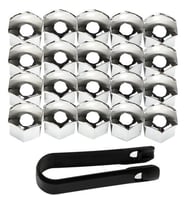 Üniversal Krom Bijon Kapağı 19mm