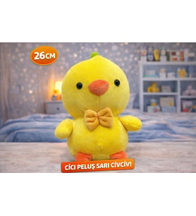Peluş Sarı Civciv 26 CM Yumuşacık Sevimli Oyuncak