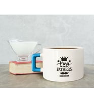 BK Gift Kişiye Özel İsimli Mavi Kulplu Çay & Kahve Fincanı-12, Arkadaşa Hediye, Sevgiliye Hediye