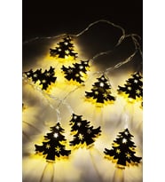 Beysüs Çam Ağacı Modeli Metal Pilli Led Işık 2 Metre