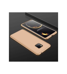 Huawei Mate 20 Pro Uyumlu Kılıf Zore Ays Kapak (Gold)