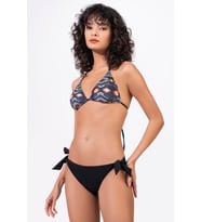 Endeep Kadın Geometrik Dokulu Desenli Üçgen Bikini Takımı