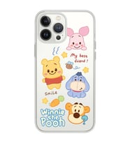 Iphone 12 PRO Uyumlu Winnie The Pooh Tasarımlı Şeffaf Telefon Kılıfı