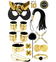 İPTİLA 10 PARÇA gold  FANTEZİ ESARET SETİ