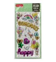 TANEX KIDS TNX-26007 DEKORATİF ETİKETLER - PUFFY BALLON STICKER