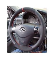 Hyundai Accent Era Araca Özel Direksiyon Kılıfı (Alcantra Noktalı)