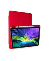 Pilelistore   iPad Pro 11 (2018) Kılıf Kalemlikli Mars Tablet Kılıfı - Kırmızı