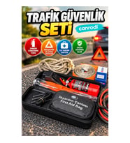Araç Acil Durum Trafik Güvenlik Seti – Yangın Söndürme Tüplü ve Reflektörlü