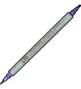 ZIG DAVETİYE KALEMİ METALİK MOR 8000-124