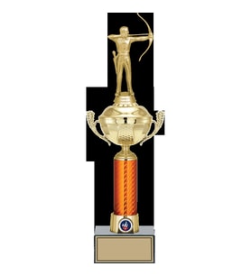 ODAK KUPA - Figürlü Kupalar - Okçu Figürlü Kupalar FG-056 B - 44 cm