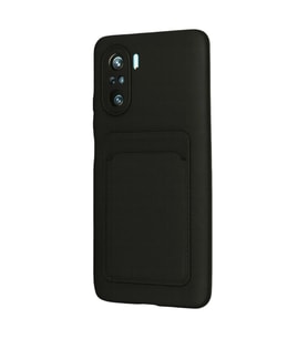 Xiaomi Mi 11i Kılıf Kelvin Kartvizitli Silikon - Siyah