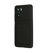 Xiaomi Mi 11i Kılıf Kelvin Kartvizitli Silikon - Siyah