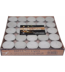 Pazariz  100 Adet Beyaz Tealight Mum