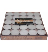 Pazariz  100 Adet Beyaz Tealight Mum