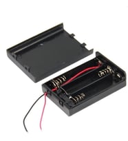 LOCKWAY IC-233E 3'lü Pil Kutusu Kapaklı Swıtchlı 10 Adet