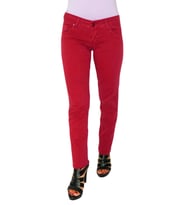 Kadın Düşük Bel Kanvas Pantolon 342639 (Bordo)