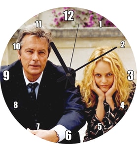 Cakatablo Jean Paul Belmondo Alain Delon ve Vanessa Paradis Duvar Saati