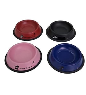 Keypet Çeşitli Renk Çelik Kedi ve Köpek Mama Kabı 16cm 8oz