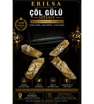 Sertifikalı Çöl Gülü Taşı Kütle - Cüzdanlık Boy Doğal Bereket Para Çekim Taşı