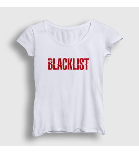 Presmono Kadın Beyaz Logo The Blacklist T-Shirt 183461tt (Beyaz)