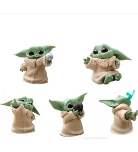 Mini Baby Yoda Figür 6 Adet