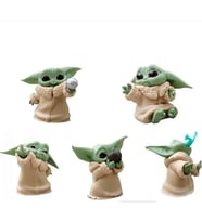 Mini Baby Yoda Figür 6 Adet