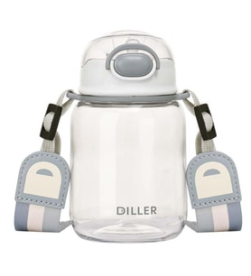Bee Diller Tritan Pipetli Su Matarası 500Ml Beyaz