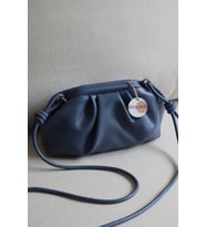 Kadın Burslu Mini El Çantası Vintage Stil Modern Pouch Omuz Çantası Düğüm Askılı