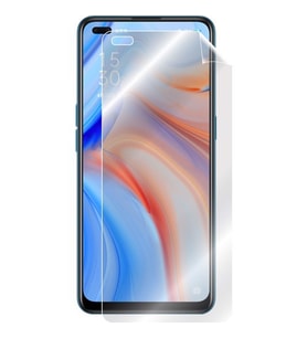 Oppo Reno 4 Lite Ekran Koruyucu Full Kavsli Seramik Serisi HD Esnek Film (Renksiz)