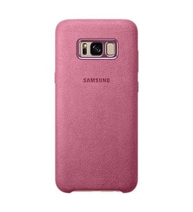 Galaxy S8 Plus ile Uyumlu Alcantara Cover Pembe EF-XG955APEGWW