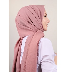 Düz Renk Mio Caz Eşarp- Desen-02 - Renk-25