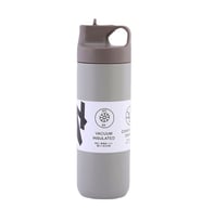 304 L Çelik Gri 500 ml Pipetli Matara Suluk cin414gr