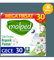 Molped Pure Soft Gece Mega Fırsat Paketi 30'lu 5 Paket