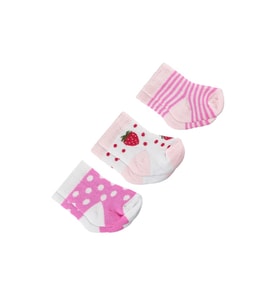 Kız Bebe Havlu Üçlü Set 1 Ay,6 Ay Çorap (Karışık)