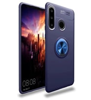 Durukar® Huawei Y6P Kılıf Range Yüzüklü Silikon - Mavi
