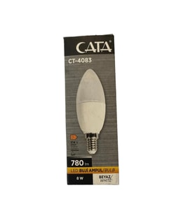 Cata CT-4083 8W 6400K Beyaz Led Buji Ampul E14 Duylu (10 Adet)