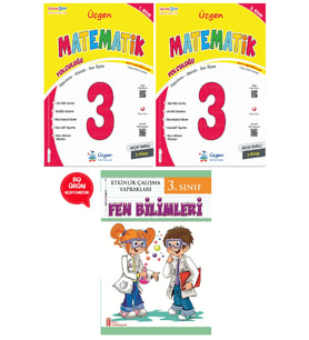 3.Sınıf  Beceri Temelli  MATEMATİK Yolculuğu 1. Kitap ve 2. Kitap + Fen Bilimleri Etkinlik Yaprakları