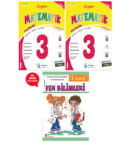 3.Sınıf  Beceri Temelli  MATEMATİK Yolculuğu 1. Kitap ve 2. Kitap + Fen Bilimleri Etkinlik Yaprakları
