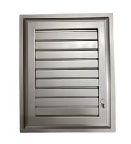 Plastik Menfez 50X50 Gümüş Banyo WC Havalandırma