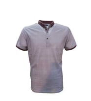 Pool Harvest Erkek Polo Yaka Kısa Kol T-shirt 12-5311 - Mavi - XL (Bordo)