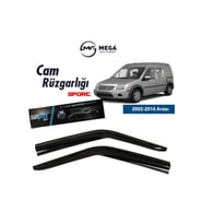 Cam Rüzgarlığı Ford Connect 2002-2014 ile uyumlu (Siyah)