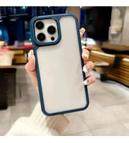 IPHONE 11 UYUMLU ŞEFFAF LACİVERT RENK TELEFON KILIFI