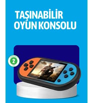 Retro 520 Oyunlu Taşınabilir Konsol Hd Ekran Usb Şarjlı