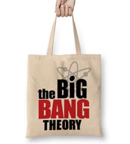 The Big Bang Theory Logo Bez Çanta Uzun Saplı