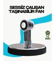 Sessiz Çalışan Taşınabilir Fan Usb Şarjlı Ve Kompakt Tasarım
