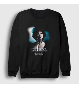 Presmono Unisex Siyah Alice Vampire Twilight Sweatshirt 310060tt