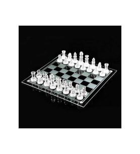 Yüksek Kalite Cam Satranç Takımı (25x25) cm