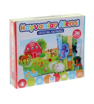 Hayvanlar Alemi Eğitici Bul Tak Puzzle 5146