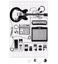 Gitar Amfi Gitarist Pedal Puzzle 240 Parça Yapboz