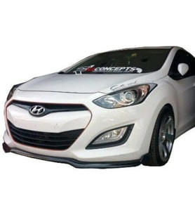Hyundai i30 Ön Lip Parlak Siyah Plastik